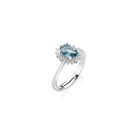 Ring Amen Woman Lady in Silver ANLDPBBLB2 - ANLDPBBLB2